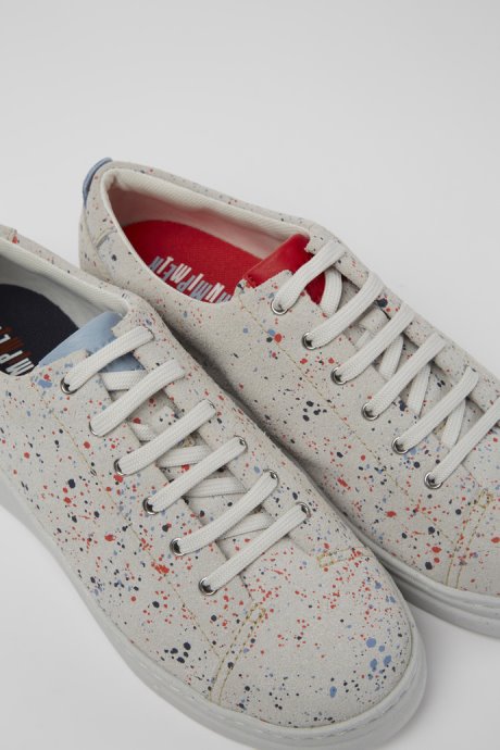 Exclusive Camper Twins Multicolored Recycled Leather Sneakers For Women
