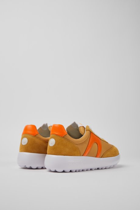 Design Pelotas Xlite Beige And Orange Sneakers For Women Camper