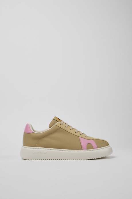 Exclusive Camper Runner K21 Beige And Pink Sneakers For Women