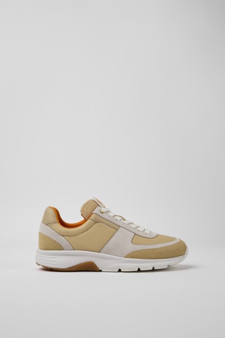 Exclusive Camper Drift Beige White And Brown Sneakers For Women