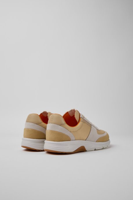 Exclusive Camper Drift Beige White And Brown Sneakers For Women
