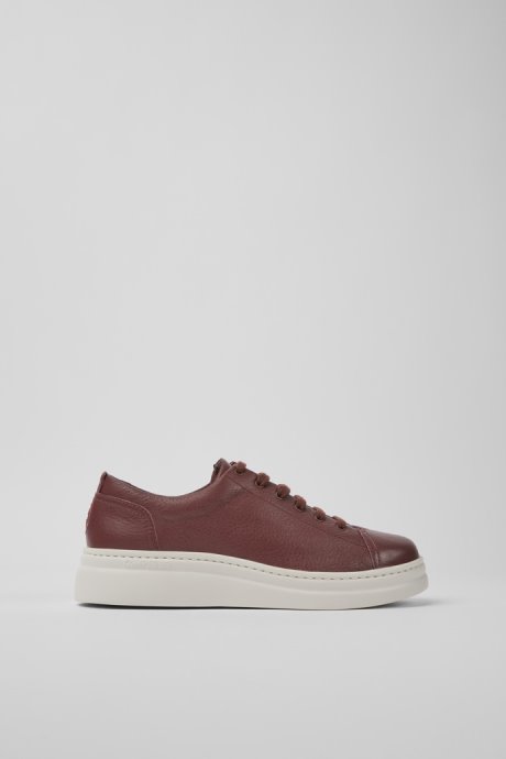 Exclusive Camper Runner Up Burgundy Leather Women's Sneakers