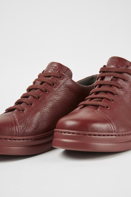 Runner Up Burgundy Leather Sneakers Camper New Arrivals