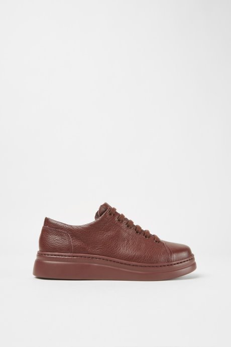 Runner Up Burgundy Leather Sneakers Camper New Arrivals