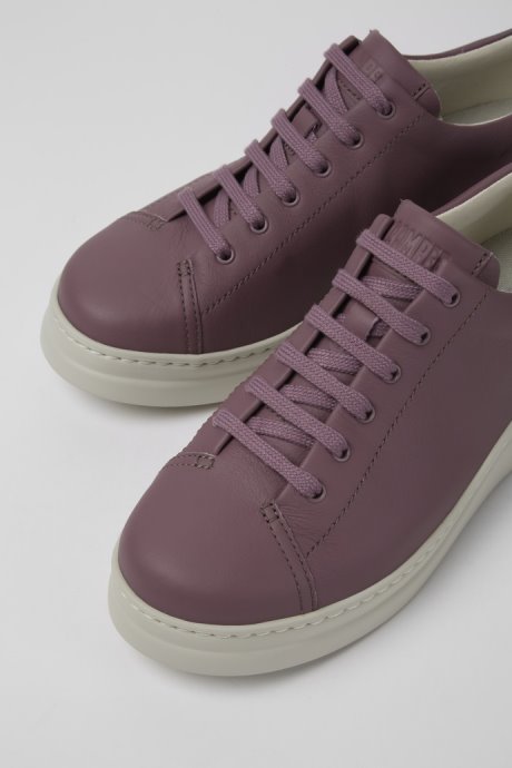 Runner Up Purple Leather Sneakers Exclusive Camper