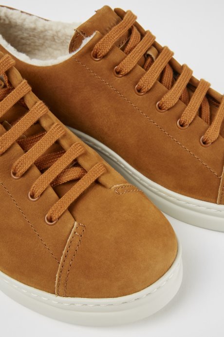 Camper Runner Up Brown Suede Sneakers New Arrivals