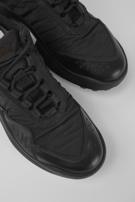 Design Crclr Gore-Tex Breathable Women's Black Textile Sneakers Camper