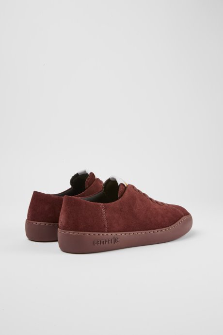 Camper Peu Touring Burgundy Suede Sneakers New Arrivals