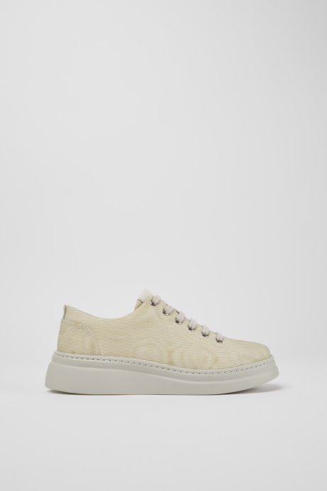 Camper Design Twins Beige Printed Sneakers