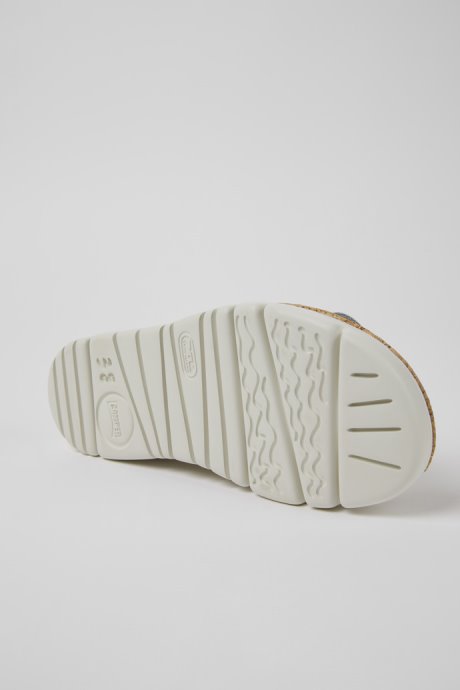 Oruga White Leather Sandals For Women Camper New Arrivals