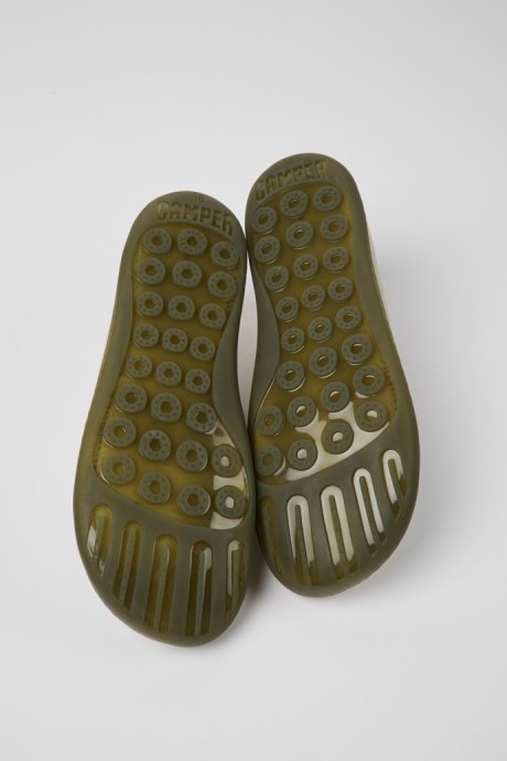 Camper Peu Gray Leather Shoes For Women New Arrivals