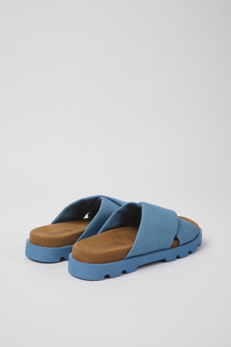 Brutus Sandal Blue Recycled Cotton Sandals For Women Camper New Arrivals