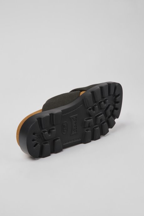 Camper Design Brutus Sandal Gray Recycled Cotton Sandals For Women