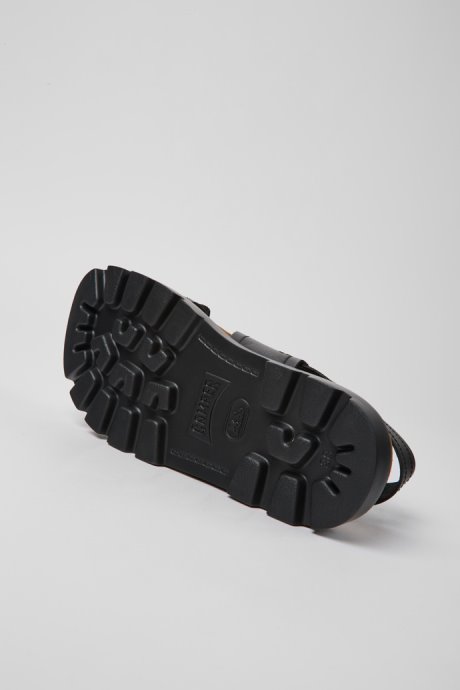 Exclusive Camper Brutus Sandal Black Leather Sandals For Women