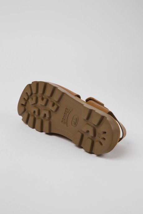 Brutus Sandal Brown Leather Sandals For Women Exclusive Camper