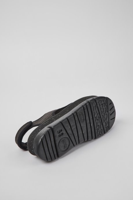Camper Design Oruga Up Gray Textile Sandals For Women