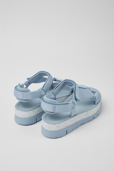 Oruga Up Blue Textile Sandals For Women Camper New Arrivals