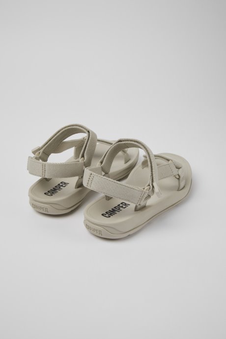 Match Gray Textile Sandals For Women Exclusive Camper