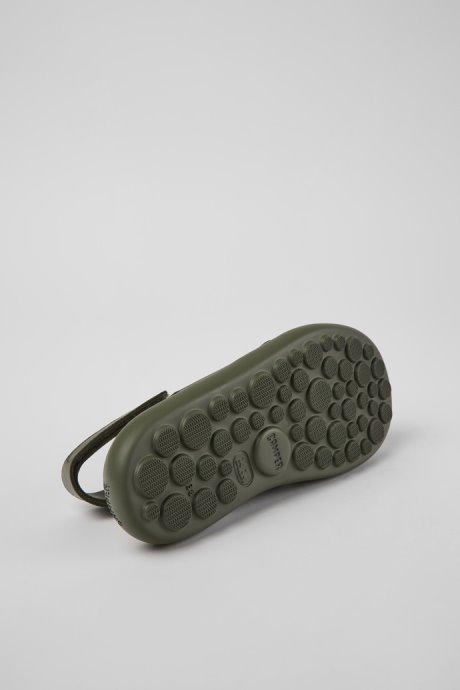 Camper Pelotas Flota Green Leather Sandals For Women New Arrivals