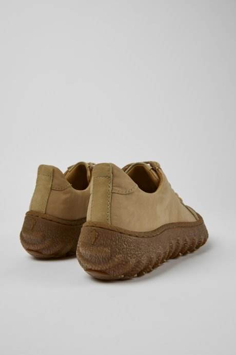 Exclusive Camper Ground Michelin Beige Textile And Leather Shoes For Women