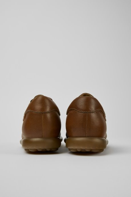 Exclusive Camper Pelotas Brown Leather Sneakers For Women