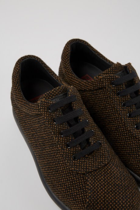 Pelotas Brown Wool And Viscose Sneakers Camper New Arrivals