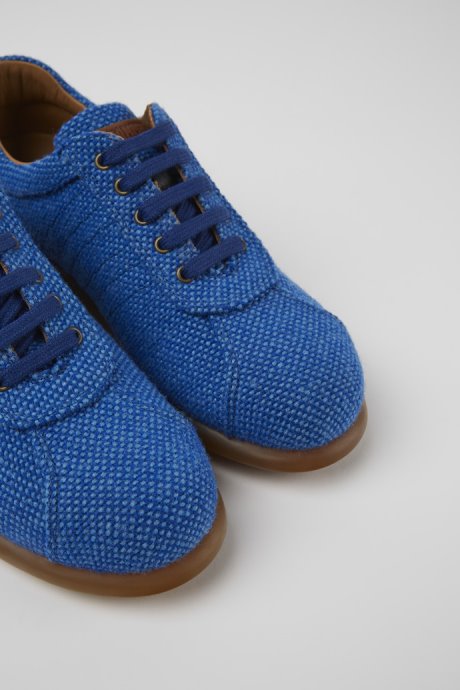 Camper Design Pelotas Blue Wool And Viscose Sneakers