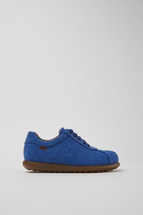 Camper Design Pelotas Blue Wool And Viscose Sneakers