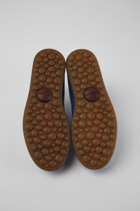 Camper Design Pelotas Blue Wool And Viscose Sneakers