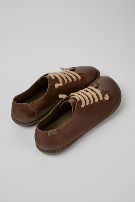 Camper Design Peu Brown Casual Shoes For Women