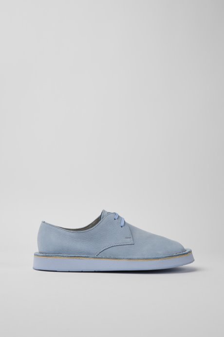 Exclusive Camper Brothers Polze Blue Leather Shoes For Women