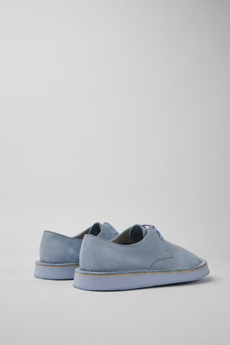 Exclusive Camper Brothers Polze Blue Leather Shoes For Women