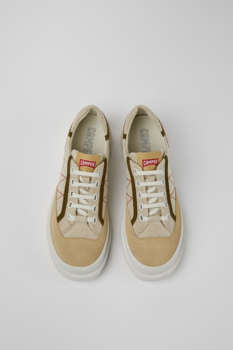 Exclusive Camper Brutus Beige And Green Sneakers For Women