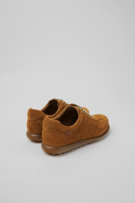 Pelotas Brown Nubuck Sneakers For Women Exclusive Camper
