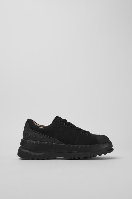 Exclusive Camper Teix Black Rubber And Bci Cotton Shoes