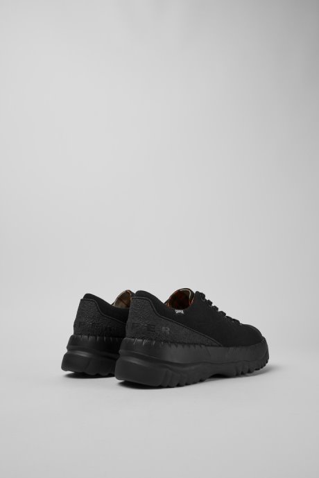 Exclusive Camper Teix Black Rubber And Bci Cotton Shoes