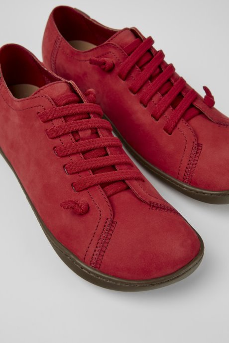 Camper Peu Red Casual Shoes For Women New Arrivals