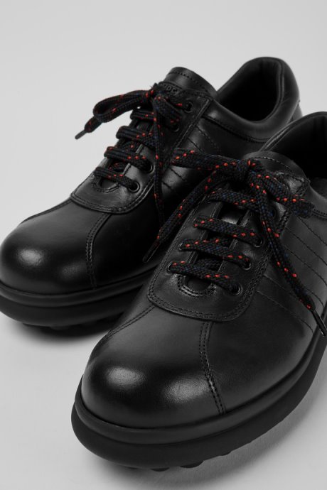Pelotas Protect Black Leather Sneakers For Women Exclusive Camper