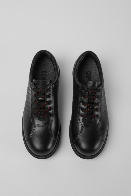 Pelotas Protect Black Leather Sneakers For Women Exclusive Camper