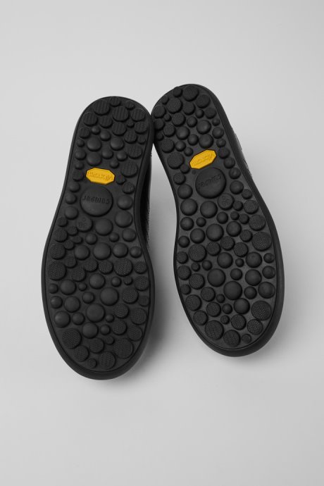 Pelotas Protect Black Leather Sneakers For Women Exclusive Camper