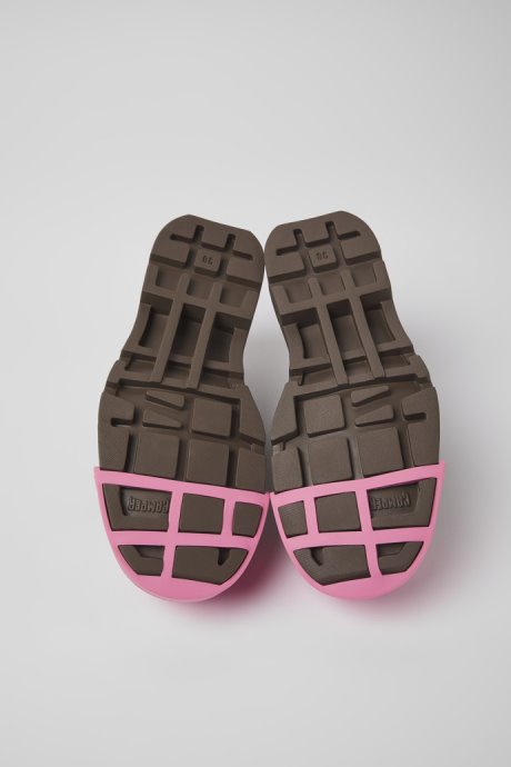 Junction Brown Leather Shoes For Women Camper New Arrivals