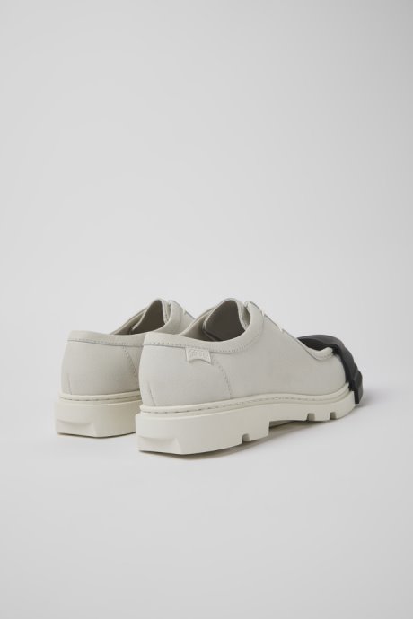 Camper Junction White Non-Dyed Leather Shoes For Women New Arrivals