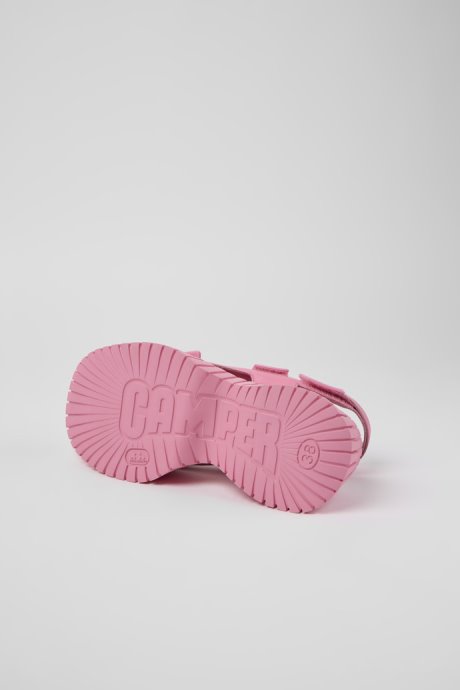 Exclusive Camper Bcn Pink Leather Sandals For Women