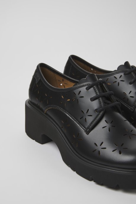Exclusive Camper Milah Black Leather Shoes For Women
