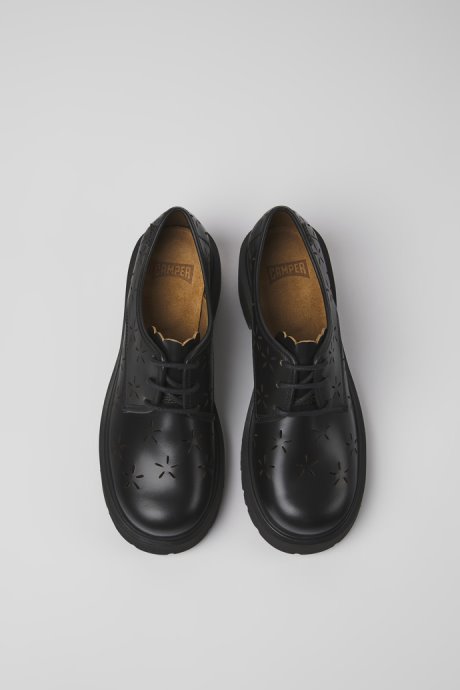 Exclusive Camper Milah Black Leather Shoes For Women