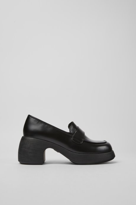 Camper Design Thelma Black Leather Shoes