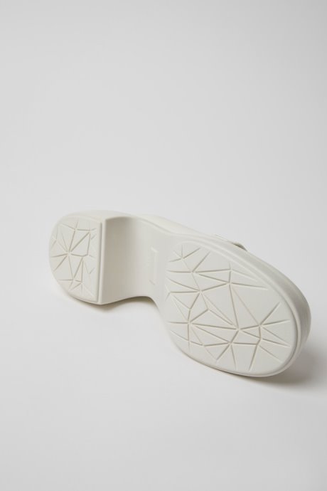 Thelma White Leather Shoes For Women Exclusive Camper