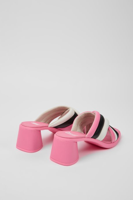 Twins Multicolored Leather Sandals For Women Camper New Arrivals