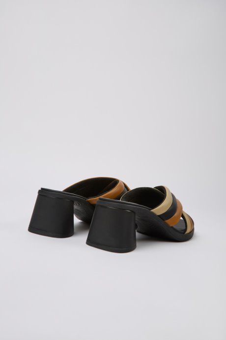 Exclusive Camper Twins Multicolored Leather Sandals For Women