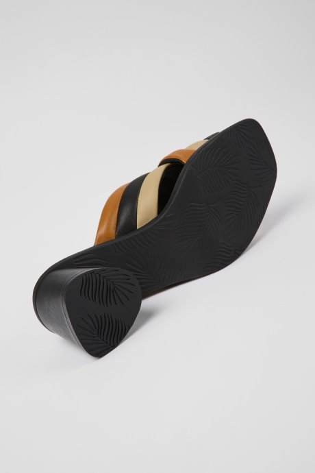 Exclusive Camper Twins Multicolored Leather Sandals For Women